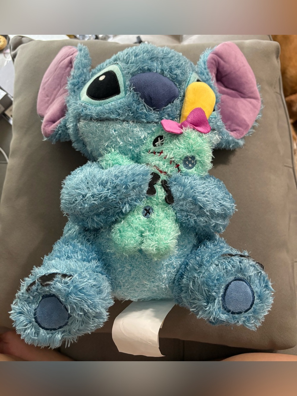 Stitch Fuzzy Plush Disney Hugging Lilo's Beloved Doll Scrumptious NEW No Tags